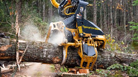 tigercat harvesting heads